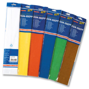 Krepppapier – in Einzelfarben